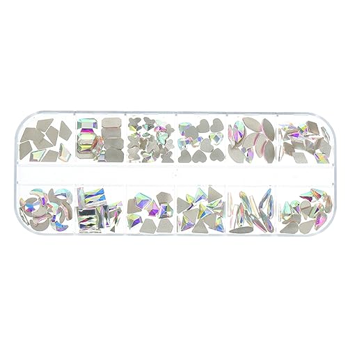 Mikinona 1 Schachtel Nail Charms Glitzersteinchen für Nägel und Kunsthandwerk Flatback Strasssteine für Diy Nail Art Vielseitig Einsetzbar für Gesicht Kleidung und Mehr Dekorative Effekte Mikinona 1 Schachtel Nail Charms Glitzersteinchen für Nägel und Kunsthandwerk Flatback Strasssteine für Diy Nail Art Vielseitig Einsetzbar für Gesicht Kleidung und Mehr Dekorative Effekte von Mikinona