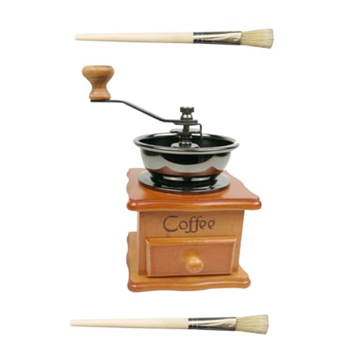 Mikinona 1 Set Kaffee Handmühle Für Bohnen Altmodische Kaffeemaschine Kleine Kaffeemaschine Kaffeemühle Hand Tragbare Manuelle Kaffeemühle Getreidemühle Handkurbel Kaffeemühle Aus von Mikinona