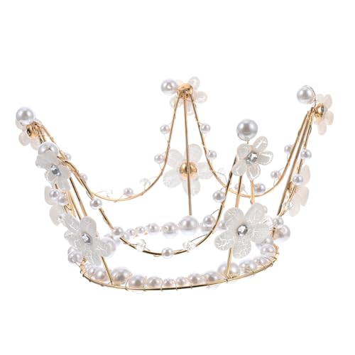 Mikinona 1 Stück Hübsches Perlenkrone Tortenornament Hochzeitstorte Dekoration für Partys Geburtstage und Feiern für Unvergessliche und Tortengestaltung Mikinona 1 Stück Hübsches Perlenkrone Tortenornament Hochzeitstorte Dekoration für Partys Geburtstage und Feiern für Unvergessliche und Tortengestaltung von Mikinona