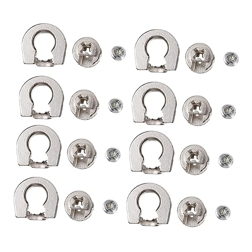 Mikinona 10 Stück Exzenter Möbelverbinder Rostbeständige Metallverbindungen für Schränke Installieren Robust und Langlebig Möbelbeschläge für Stabile Verbindungen Mikinona 10 Stück Exzenter Möbelverbinder Rostbeständige Metallverbindungen für Schränke Installieren Robust und Langlebig Möbelbeschläge für Stabile Verbindungen von Mikinona
