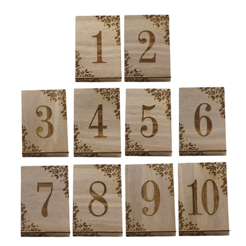 Mikinona 10 Stück Holzschild Digitaler Sitz Hochzeit Party Sitzplätze Tischhalter Für Zahlen Platzhalter Für Tische Planke Mini Festzeltnummern Rustikale Tischnummer Mikinona 10 Stück Holzschild Digitaler Sitz Hochzeit Party Sitzplätze Tischhalter Für Zahlen Platzhalter Für Tische Planke Mini Festzeltnummern Rustikale Tischnummer von Mikinona