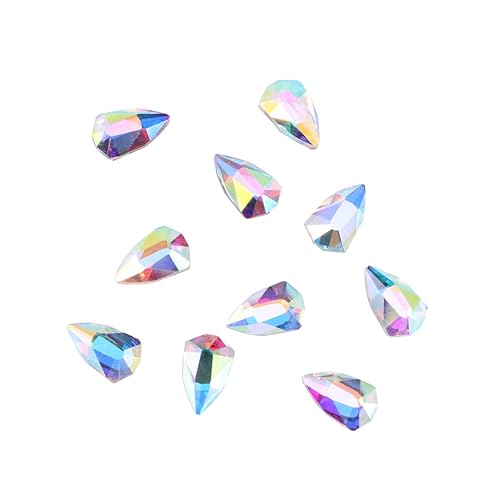 Mikinona 10 Stück Imitation Steine Rückseite Nail Art Zubehör Diy Dekoration für Nagelkunst Schildform Glänzende Nagelkrystalle für Designs Mikinona 10 Stück Imitation Steine Rückseite Nail Art Zubehör Diy Dekoration für Nagelkunst Schildform Glänzende Nagelkrystalle für Designs von Mikinona