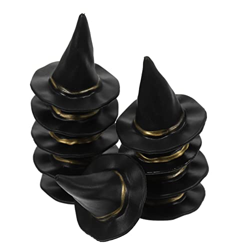 Mikinona 10 Stück Teiliges Mini Hexenhüte Halloween Deko Puppenhaus Zubehör Leichtes DIY Accessoire für Puppenhut Miniatur Hexenhut für Halloween Geburtstagsfeier Mikinona 10 Stück Teiliges Mini Hexenhüte Halloween Deko Puppenhaus Zubehör Leichtes DIY Accessoire für Puppenhut Miniatur Hexenhut für Halloween Geburtstagsfeier von Mikinona