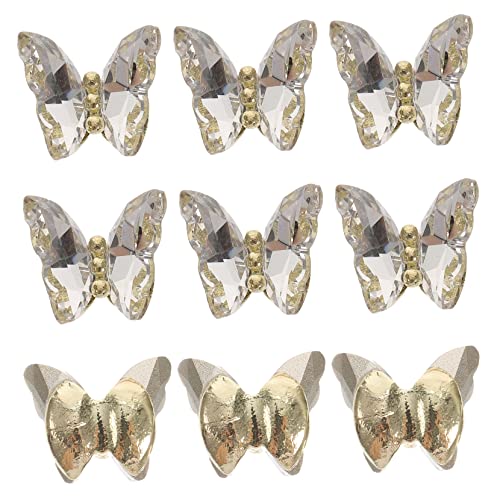 Mikinona 10 Stück Teiliges Schmetterlinge Nageldekoration Nail Art Charms für Nagelgestaltung Vielseitig Einsetzbar für Diy Projekte und Besondere Anlässe Mikinona 10 Stück Teiliges Schmetterlinge Nageldekoration Nail Art Charms für Nagelgestaltung Vielseitig Einsetzbar für Diy Projekte und Besondere Anlässe von Mikinona