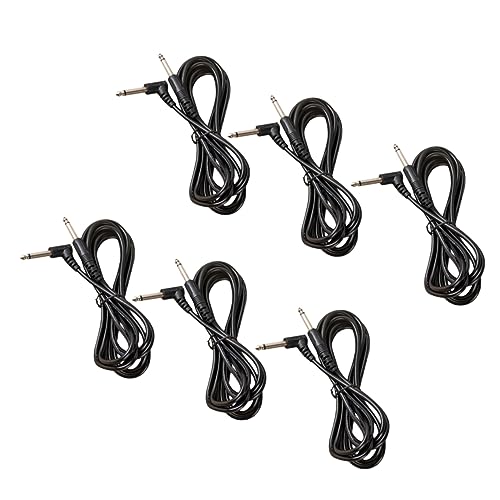 Mikinona 10Stücke Pack Gitarren Patchkabel Rechtwinkliges Effektpedal Kabel für Gitarren Bass und Lautsprecher Langlebig und Klarer Schwarz Mikinona 10Stücke Pack Gitarren Patchkabel Rechtwinkliges Effektpedal Kabel für Gitarren Bass und Lautsprecher Langlebig und Klarer Schwarz von Mikinona