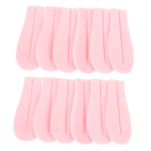 Mikinona 12 Stück Teiliges Set aus Kunstzungen für Puppen Farbige Handgefertigte Zungenaccessoires Kinderfreundlich und Flexibel für DIY Puppenprojekte Langlebig und Robust von Mikinona