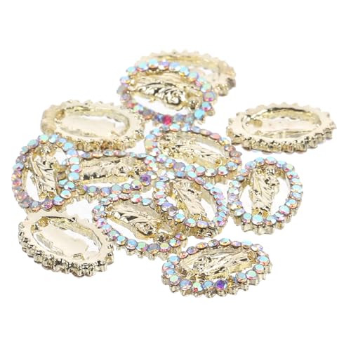 Mikinona 12Stücke Jesus Charms Dekorative Metallnagel Sticker Für Maniküre Für Ostern Partys Und Besondere Anlässe Leicht Und Glamourös Für Stilvolle von Mikinona