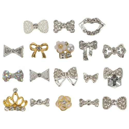 Mikinona 18 Stück Nagelbohrer Schmuck Anhänger Für Nägel 3d Nageledelsteine und Strasssteine Nagelkunst Nagel Strass Bausatz Nieten Party Nagel Charms Kristalle Nagel Edelstein Metall Mikinona 18 Stück Nagelbohrer Schmuck Anhänger Für Nägel 3d Nageledelsteine und Strasssteine Nagelkunst Nagel Strass Bausatz Nieten Party Nagel Charms Kristalle Nagel Edelstein Metall von Mikinona