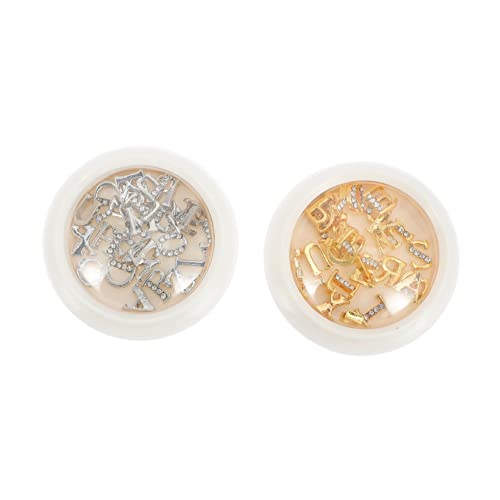 Mikinona 2 Boxen Nagelzubehör Aus Metall Nailart-strasssteine Nageldekorationen Für Nagelkunst Brief Reiz Nagel Mit Strass Strasssteine für Nägel Nagel Zinklegierung Mikinona 2 Boxen Nagelzubehör Aus Metall Nailart-strasssteine Nageldekorationen Für Nagelkunst Brief Reiz Nagel Mit Strass Strasssteine für Nägel Nagel Zinklegierung von Mikinona