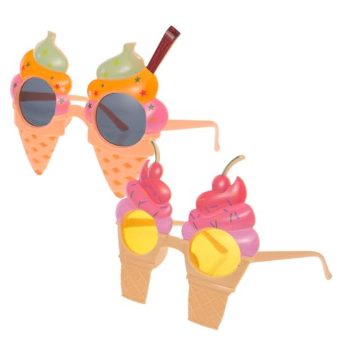 Mikinona 2 Stück Eistüten Brillen Lustige Brillen Für Erwachsene Sonnenbrillen Party Eiscreme Themenbrillen Geburtstags Sommer Strandbrillen Strand Sonnenbrillen Sommerbrillen Mikinona 2 Stück Eistüten Brillen Lustige Brillen Für Erwachsene Sonnenbrillen Party Eiscreme Themenbrillen Geburtstags Sommer Strandbrillen Strand Sonnenbrillen Sommerbrillen von Mikinona