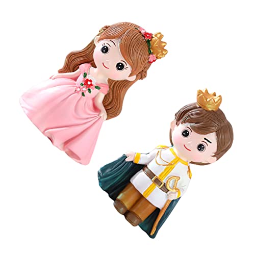 Mikinona 2 Stück Teiliges Cake Topper Princess Prince aus Leichtem Harz Dekorative Geburtstagskuchendeko Kompakt und Sicher für Party und Familientorten Mikinona 2 Stück Teiliges Cake Topper Princess Prince aus Leichtem Harz Dekorative Geburtstagskuchendeko Kompakt und Sicher für Party und Familientorten von Mikinona