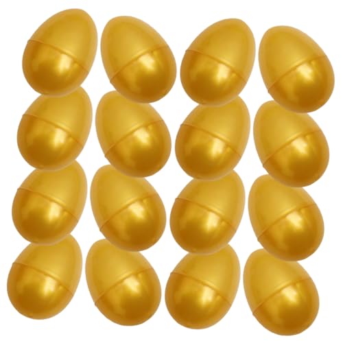 Mikinona 24 Stück Teiliges Goldene Kunststoff eier Wiederverwendbar Vielseitig Verwendbar für Ostern Geschenkverpackung Party Sichere Aufbewahrung von Kleinigkeiten für Feste Mikinona 24 Stück Teiliges Goldene Kunststoff eier Wiederverwendbar Vielseitig Verwendbar für Ostern Geschenkverpackung Party Sichere Aufbewahrung von Kleinigkeiten für Feste von Mikinona