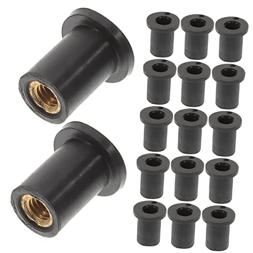 Mikinona 25 Stück Teiliges Nuts Kit Loch Gummimutter für Motorrad Windschutzscheibenbefestigung und Atv Verkleidung Kompatibel mit Langlebige Expansion Muttern Mikinona 25 Stück Teiliges Nuts Kit Loch Gummimutter für Motorrad Windschutzscheibenbefestigung und Atv Verkleidung Kompatibel mit Langlebige Expansion Muttern von Mikinona