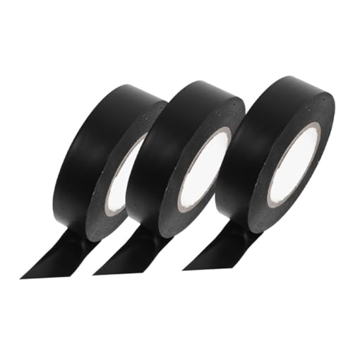 Mikinona 3 Rollen Isolierband für Elektriker Hochtemperatur Klebeband Breit Robustes PVC für Elektro und Automobilverdrahtung Hitzebeständig Vielseitig Einsetzbar von Mikinona
