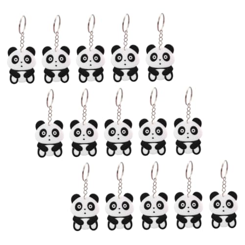 Mikinona 30 Stück Panda Schlüsselanhänger Rucksack Hängende Verzierung Cartoon Schlüsselanhänger Panda Sachen Panda Geschenke Sportliche Treffen Souvenirs Schlüsseldekoration von Mikinona