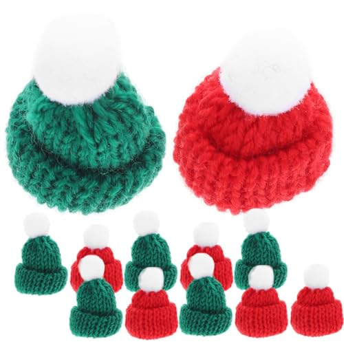 Mikinona 30 Stück Teiliges Mini Weihnachtsmützen Rote und Grüne Strick Kappen für DIY Bastelprojekte Flaschenaufsatz Puppenhut Kompakte Kleine Weihnachtsdeko für Feierlichkeiten Mikinona 30 Stück Teiliges Mini Weihnachtsmützen Rote und Grüne Strick Kappen für DIY Bastelprojekte Flaschenaufsatz Puppenhut Kompakte Kleine Weihnachtsdeko für Feierlichkeiten von Mikinona