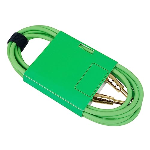 Mikinona 3M Gitarreneffektkabel Langes Audiokabel für Bass und Gitarre Geräuschreduzierend Flexibles und Langlebiges Design Vergoldete für Optimale Mikinona 3M Gitarreneffektkabel Langes Audiokabel für Bass und Gitarre Geräuschreduzierend Flexibles und Langlebiges Design Vergoldete für Optimale von Mikinona