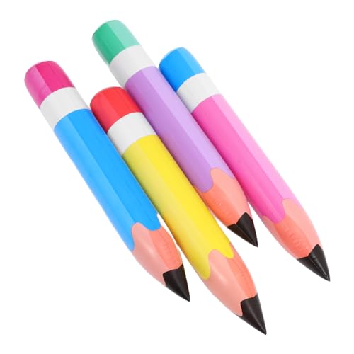 Mikinona 4 Stück Aufblasbare Buntstifte Farbige Deko für Schulpartys Einzigartige Luftballons zur Verschönerung von Feiern Robuste PVC Dekorationen für Kreative Anlässe Mikinona 4 Stück Aufblasbare Buntstifte Farbige Deko für Schulpartys Einzigartige Luftballons zur Verschönerung von Feiern Robuste PVC Dekorationen für Kreative Anlässe von Mikinona