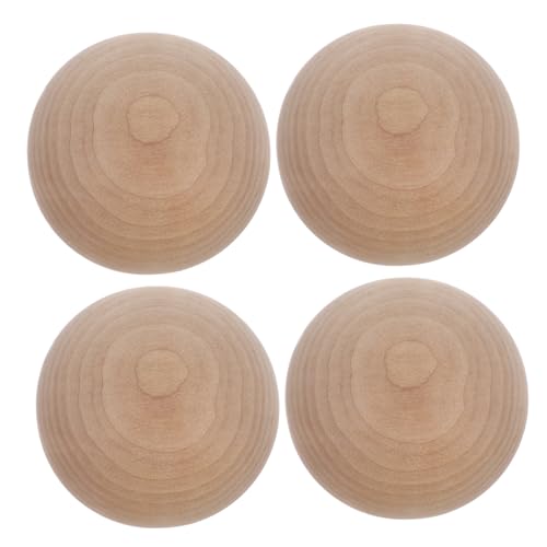 Mikinona 4 Stück Natürliche Holzkugeln Rund Glatt Geschliffen für Malen Skizzieren DIY Bastelprojekte Robuste Holzperlen für Kreative Gestaltung und Modellbau Mikinona 4 Stück Natürliche Holzkugeln Rund Glatt Geschliffen für Malen Skizzieren DIY Bastelprojekte Robuste Holzperlen für Kreative Gestaltung und Modellbau von Mikinona