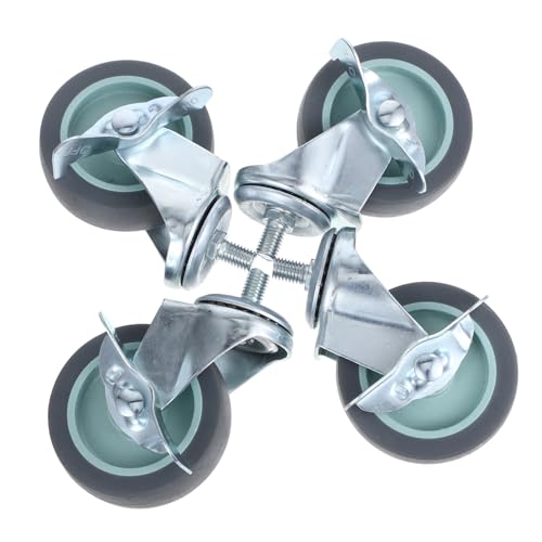 Mikinona 4 Stück Teiliges Möbelrollen mit Gewinde Tpr Bremsrollen Edelstahl Lenkrollen Drehbar Leise und Bodenschonend Geeignet für Tischbeine und Möbelbeine Langlebige Ersatzrollen Mikinona 4 Stück Teiliges Möbelrollen mit Gewinde Tpr Bremsrollen Edelstahl Lenkrollen Drehbar Leise und Bodenschonend Geeignet für Tischbeine und Möbelbeine Langlebige Ersatzrollen von Mikinona