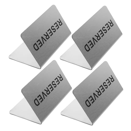 Mikinona 4 Stück Tischschild Reserviert Doppelseitige V Form Tischaufsteller für Veranstaltungen und Restaurants Design Robust und Langlebig Mikinona 4 Stück Tischschild Reserviert Doppelseitige V Form Tischaufsteller für Veranstaltungen und Restaurants Design Robust und Langlebig von Mikinona