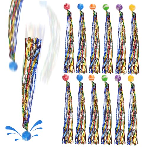 Mikinona 40 Stück Teiliges Kleine Bouncy Balls mit Bunten Schweifen Elastische Kunststoffspielzeuge als Party Mitgebsel für Karnevalspreise Klassenzimmer Belohnungen und Geburtstagsfeiern Mikinona 40 Stück Teiliges Kleine Bouncy Balls mit Bunten Schweifen Elastische Kunststoffspielzeuge als Party Mitgebsel für Karnevalspreise Klassenzimmer Belohnungen und Geburtstagsfeiern von Mikinona