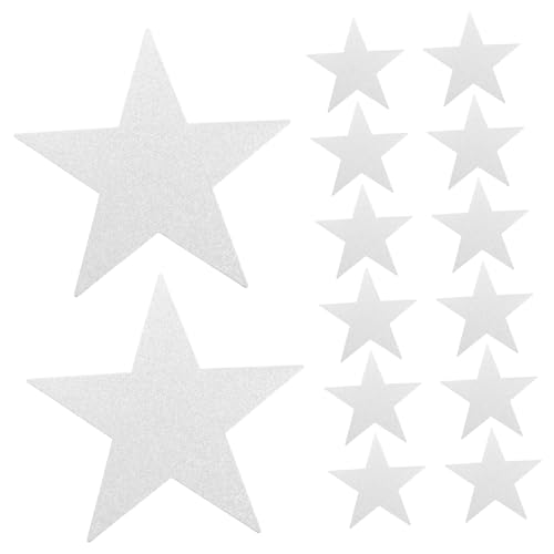 Mikinona 48 Stück Glitzernde Papiersterne Ausschneide Dekorationen für Klassenzimmer und Partys für Kreatives Zeichnen Doodling und Diy Bastelprojekte Mikinona 48 Stück Glitzernde Papiersterne Ausschneide Dekorationen für Klassenzimmer und Partys für Kreatives Zeichnen Doodling und Diy Bastelprojekte von Mikinona