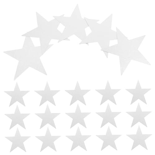 Mikinona 48 Stück Glitzernde Stern Ausschnitte für Dekorationen im Klassenzimmer und Bastelprojekte Kreative Papiersterne für Pinnwände Diy Design und Zeichnungen von Mikinona