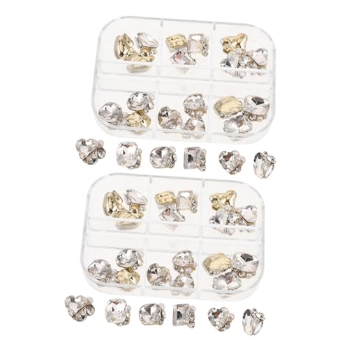 Mikinona 48 Stück Teiliges Transparente Glas-strasssteine Flachrückig Langlebige Nail Art Dekoration für DIY Nageldesign Schmuckherstellung Geeignet für Hochzeiten Partys und Alltag Mikinona 48 Stück Teiliges Transparente Glas-strasssteine Flachrückig Langlebige Nail Art Dekoration für DIY Nageldesign Schmuckherstellung Geeignet für Hochzeiten Partys und Alltag von Mikinona