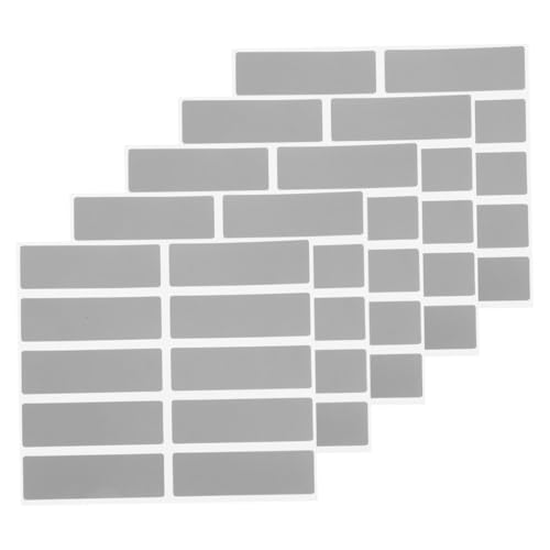 Mikinona 5 Sätze DIY Scratch Off Sticker Folien Selbstklebende Rubbellose Aufkleber für Gewinnkarten Vielseitige Kleine Rubbelkarten Einfach Anzubringen Kreative Belohnungs und von Mikinona