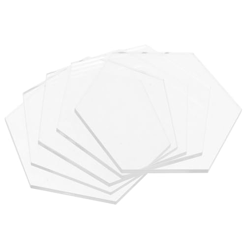 Mikinona 5 Stück Sitzplatzreservierung Hochzeitsdekor Hochzeitsgeschenke für Gäste Rezeption Party Veranstaltungsdekor visitenkarte platzkarte Hochzeitskarten Klare, leere Acryl-Tischkarten von Mikinona