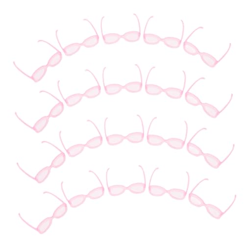Mikinona 50 Stück Miniatur Puppenhaus Brillen Kunststoff Sonnenbrillen Puppen Zubehör Leicht und Robust für DIY Dekoration und Kostüm Pinke Kleine Eyewear Modelle für Puppen Mikinona 50 Stück Miniatur Puppenhaus Brillen Kunststoff Sonnenbrillen Puppen Zubehör Leicht und Robust für DIY Dekoration und Kostüm Pinke Kleine Eyewear Modelle für Puppen von Mikinona