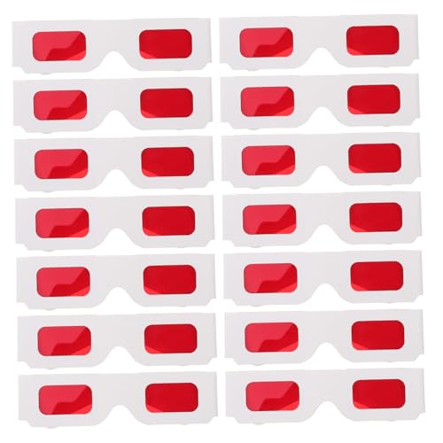 Mikinona 50 Stück Movie Glasses für Rote Papierbrillen Leicht Ergonomisch Komfortabel für Valentinstag Party Mit Farbiger Technologie Bunte Sicht Erlebnis Mikinona 50 Stück Movie Glasses für Rote Papierbrillen Leicht Ergonomisch Komfortabel für Valentinstag Party Mit Farbiger Technologie Bunte Sicht Erlebnis von Mikinona