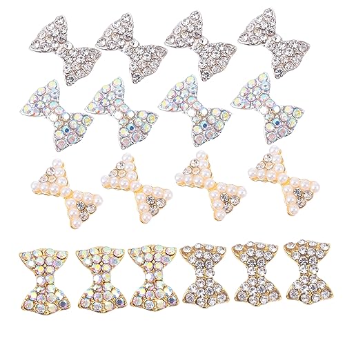 Mikinona 50 Stück Nail-Art-Zubehör Nailart Nieten Strass Bögen Nagelanhänger mit 3D-Bogen Strasssteine für Nägel Reiz Kunst Schmetterlinge Nagel Charms Schmetterlingsnägel Metall Mikinona 50 Stück Nail-Art-Zubehör Nailart Nieten Strass Bögen Nagelanhänger mit 3D-Bogen Strasssteine für Nägel Reiz Kunst Schmetterlinge Nagel Charms Schmetterlingsnägel Metall von Mikinona
