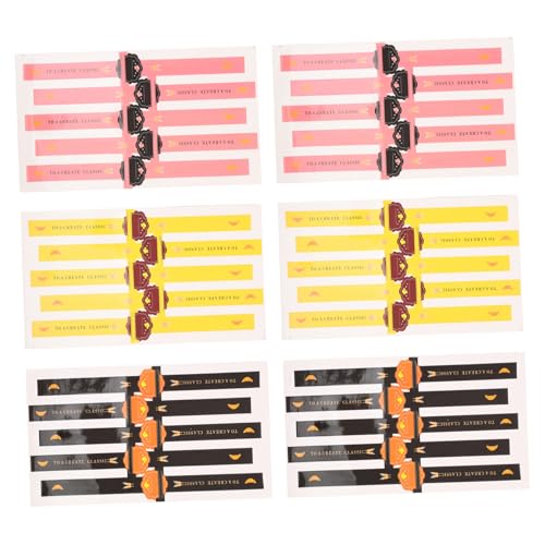 Mikinona 50 Stück Selbstklebende Etiketten Streifenform Schwarz Gelb für Kreative Verpackungen und DIY Projekte für Backwaren und Persönliche Dekoration Mikinona 50 Stück Selbstklebende Etiketten Streifenform Schwarz Gelb für Kreative Verpackungen und DIY Projekte für Backwaren und Persönliche Dekoration von Mikinona