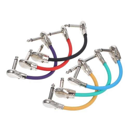 Mikinona 6 Stück Effektkabel Instrument Ts Ladegerät Koax Laufbahn Bund Versteck Auswirkungen Draht Patch Co Ton Kette Inhaber Stecker Signal Netzwerk Leistung Gitarre Kupferkern Mikinona 6 Stück Effektkabel Instrument Ts Ladegerät Koax Laufbahn Bund Versteck Auswirkungen Draht Patch Co Ton Kette Inhaber Stecker Signal Netzwerk Leistung Gitarre Kupferkern von Mikinona