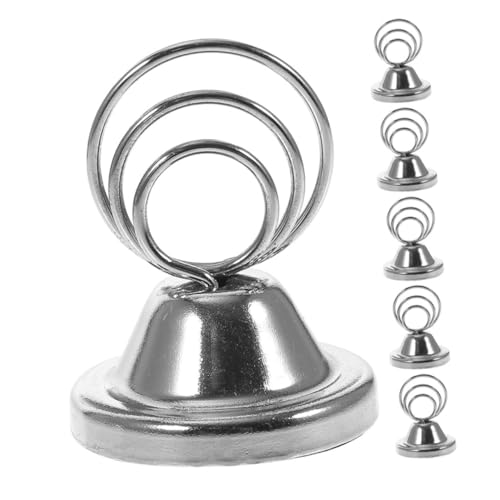 Mikinona 6 Stück Mini Tischkartenhalter Rundloch Design Kompakt und Platzsparend Vielseitig für Tischnummern Fotokarten und Memo Clips für Hochzeiten Partys und Restaurants Mikinona 6 Stück Mini Tischkartenhalter Rundloch Design Kompakt und Platzsparend Vielseitig für Tischnummern Fotokarten und Memo Clips für Hochzeiten Partys und Restaurants von Mikinona