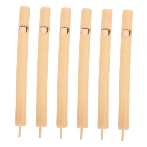 Mikinona 6 Stück Vogelrufflöte Outdoor Für Kleinkinder Kinderspielzeug Vogelpfeife Outdoor Vogelpfeife Kleinkindspielzeug Lustige Flöten Aus Holz von Mikinona