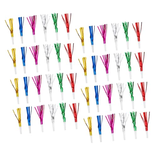 Mikinona 60 Stück Partygebläse Partygebläse Pfeifen Kinderspielzeug Vogelpfeifengebläse Für Party Neujahrs Krachmacher Party Blashörner Geräuschmacher Pfeifen von Mikinona