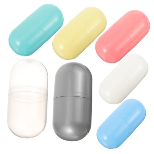 Mikinona 7 Stück Teiliges Kunststoff Kapsel Bunte Leere Aufbewahrungsboxen für Ostereier Candy Geschenkbehälter für Osterkörbe Partydekoration und Süßigkeiten Mikinona 7 Stück Teiliges Kunststoff Kapsel Bunte Leere Aufbewahrungsboxen für Ostereier Candy Geschenkbehälter für Osterkörbe Partydekoration und Süßigkeiten von Mikinona