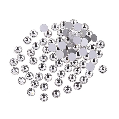 Mikinona 72Stücke Transparentes Flatback für Nail Art und Bastelprojekte DIY Rhinestones für Schuhverzierungen und Dekorationen Mikinona 72Stücke Transparentes Flatback für Nail Art und Bastelprojekte DIY Rhinestones für Schuhverzierungen und Dekorationen von Mikinona