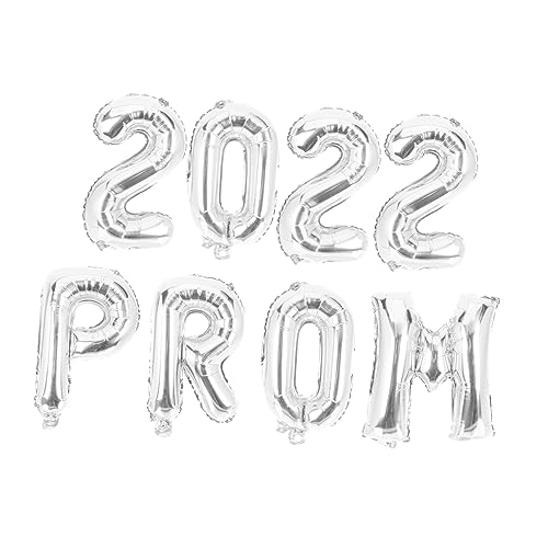 Mikinona 8 Stück Teiliges Graduation Ballon aus Langlebiger Aluminiumfolie Kreative Abschlussfeier Dekoration Silberne Prom Luftballons Leicht Vielseitig für Indoor und Outdoor Party Mikinona 8 Stück Teiliges Graduation Ballon aus Langlebiger Aluminiumfolie Kreative Abschlussfeier Dekoration Silberne Prom Luftballons Leicht Vielseitig für Indoor und Outdoor Party von Mikinona
