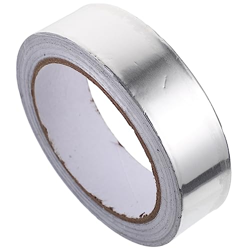 Mikinona Aluminiumfolie Klebeband Hitzebeständiges und Selbstklebendes Aluminiumklebeband für Isolierung und Abdichtung für Hvac Rohrisolierung Dichtungsanwendungen von Mikinona