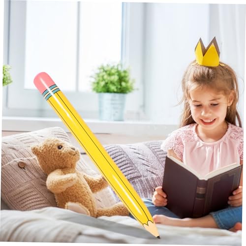 Mikinona Aufblasbarer Großer PVC Bleistiftballon Lustige Dekoration für Klassenzimmer Geburtstag Party Tragbar Sicher Mikinona Aufblasbarer Großer PVC Bleistiftballon Lustige Dekoration für Klassenzimmer Geburtstag Party Tragbar Sicher von Mikinona