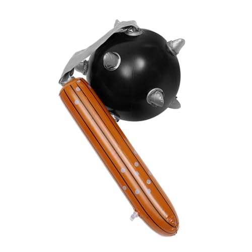 Mikinona Aufblasbarer PVC Hammer Kinderparty Dekoration Halloween Party Zubehör Schwarz Leicht Aufblasbar Robustes Material für Drinnen und Draußen Lustiges Party Accessoire für Junge von Mikinona