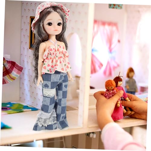 Mikinona Bjd Gelenkpuppe Mädchenpuppe im Boho Stil mit Kleidung Schuhen Hut Lebendige Schminkbare Festtags Puppe für Kreatives und Eltern Junge Mädchen Interaktion Mikinona Bjd Gelenkpuppe Mädchenpuppe im Boho Stil mit Kleidung Schuhen Hut Lebendige Schminkbare Festtags Puppe für Kreatives und Eltern Junge Mädchen Interaktion von Mikinona