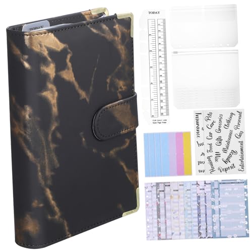 Mikinona Budget Binder mit Mehreren Taschen Geld und Organizer PVC Ringbuch mit Marmor Design und Schutzkanten Budgetkarten Etiketten Kompakter Haushaltsplaner für Finanzen Unterwegs Mikinona Budget Binder mit Mehreren Taschen Geld und Organizer PVC Ringbuch mit Marmor Design und Schutzkanten Budgetkarten Etiketten Kompakter Haushaltsplaner für Finanzen Unterwegs von Mikinona