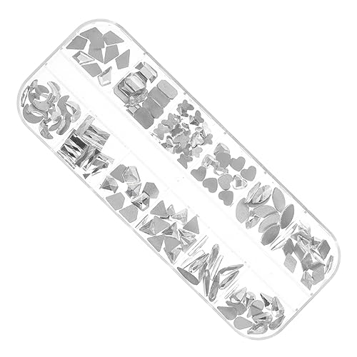 Mikinona Dekorationsset aus Nagelcharms für DIY Maniküre Eleganter Nagelschmuck mit Glänzenden Strasssteinen Vielseitig Einsetzbar für Kunsthandwerk Kleidung von Mikinona