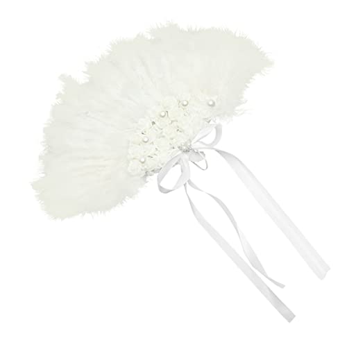 Mikinona Eleganter Blumen Lace Fächer für Hochzeiten Handheld Faltfächer für Braut Party und Bühnenauftritte Leicht und Tragbar für Fotos und Tanzveranstaltungen Mikinona Eleganter Blumen Lace Fächer für Hochzeiten Handheld Faltfächer für Braut Party und Bühnenauftritte Leicht und Tragbar für Fotos und Tanzveranstaltungen von Mikinona