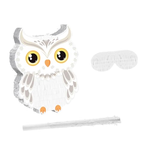 Mikinona Eulen Piñata mit Stab und Augenbinde Dschungel Tier Dekoration für Kindergeburtstag Halloween und Zauberer Themenparty Interaktives Spiel mit Süßen Überraschungen Mikinona Eulen Piñata mit Stab und Augenbinde Dschungel Tier Dekoration für Kindergeburtstag Halloween und Zauberer Themenparty Interaktives Spiel mit Süßen Überraschungen von Mikinona